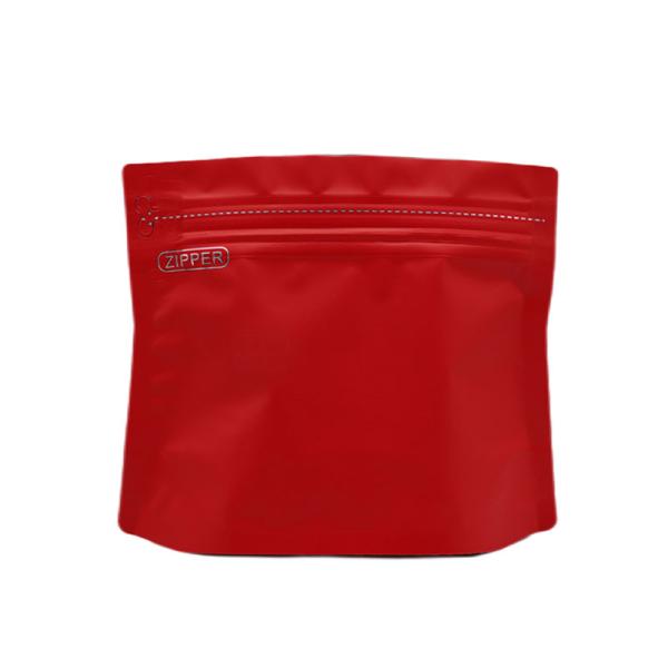 BOPP CPP Flat Bottom Coffee Bean Packaging Bag Tea Pouch Packing With Valve Zipper