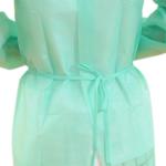 Full Coverage Green Disposable Isolation Gowns Pp/Sms/Pp+Pe Material
