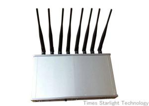 China Custom Anti GPS Signal Jammer Cell Phone Tracking Blocker With 8 Channel on sale
