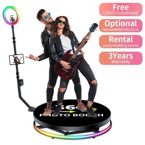 Buy cheap Portable Automatic 360 Degree Spinning Overhead Photo Booth for iPad and Smartphone product