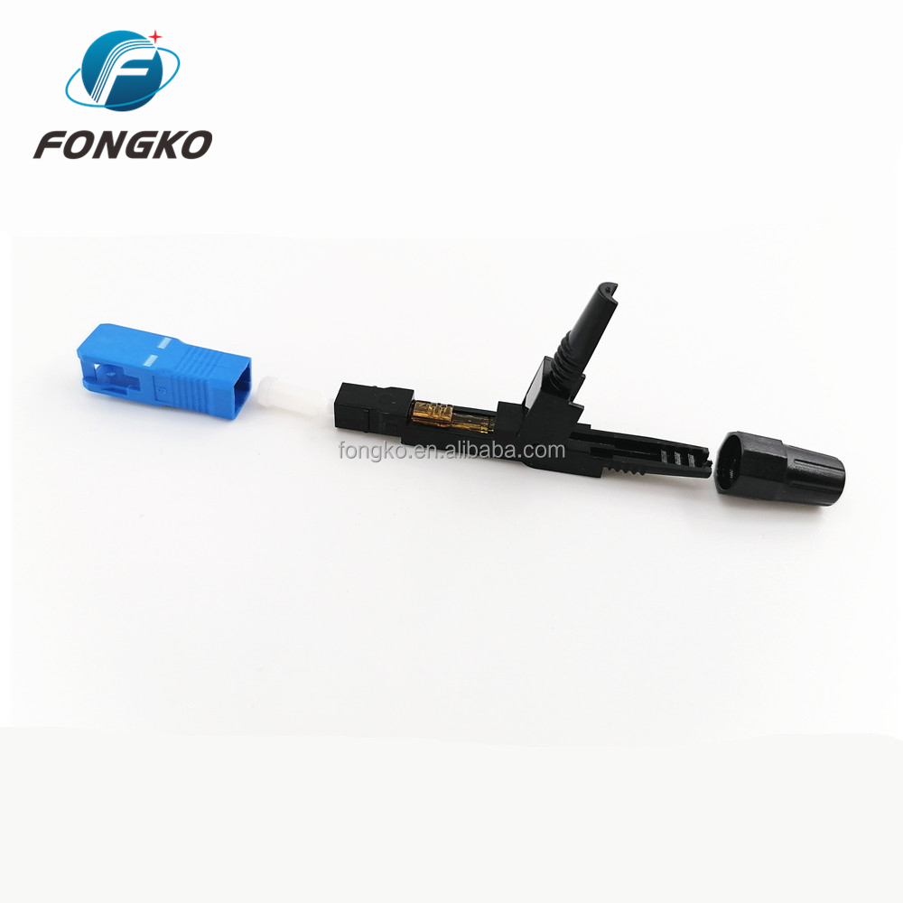 SC UPC to SC APC Fiber Fast Connector Quick Field Installable Connector