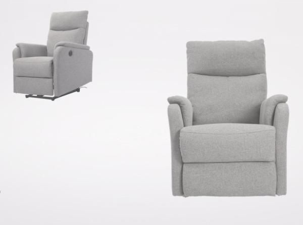 Quality Fine Linen Lumbar Heating Massage Manual Recliner Seat Sofa Wall Hugger 3 Seater for sale