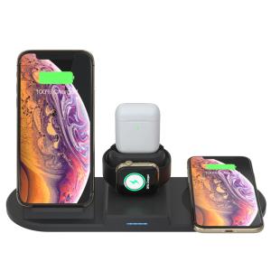 China 3 In 1 Wireless Charger Dock Station 10W 15w Qi Wireless Charging Thermostatic Cup on sale