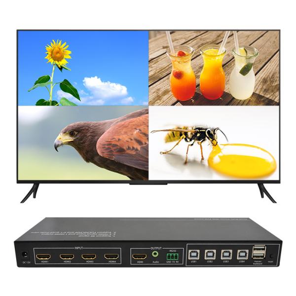 Quality 4K60Hz Seamless Switch Hdmi Switch Multiview Hdmi 4x1 With KVM Function for sale
