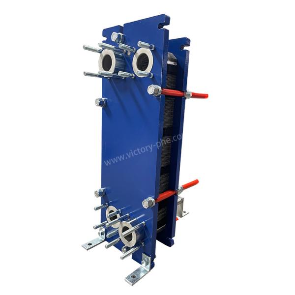 Quality Condensing Unit Plate Heat Exchanger With Copper / Nickel Shell And Titanium Plate Material for sale
