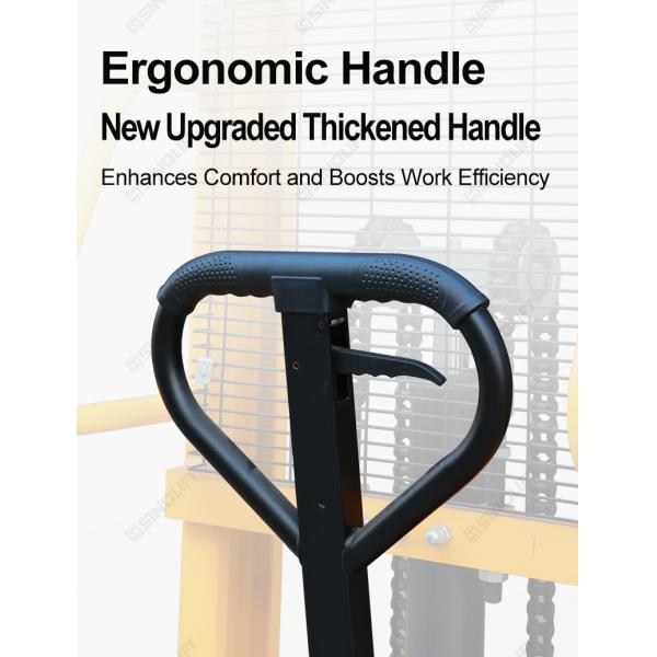 SFH22AG Manual Hydraulic Stacker with Adjustable Straddle Legs