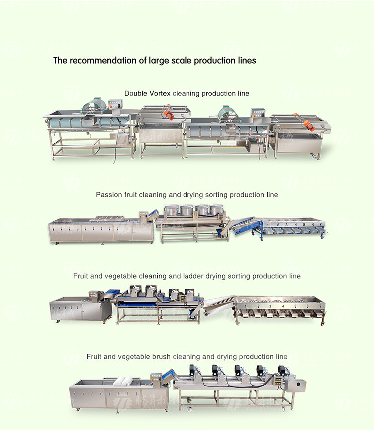 Customized Potato Fruit And Vegetable Processing Line
