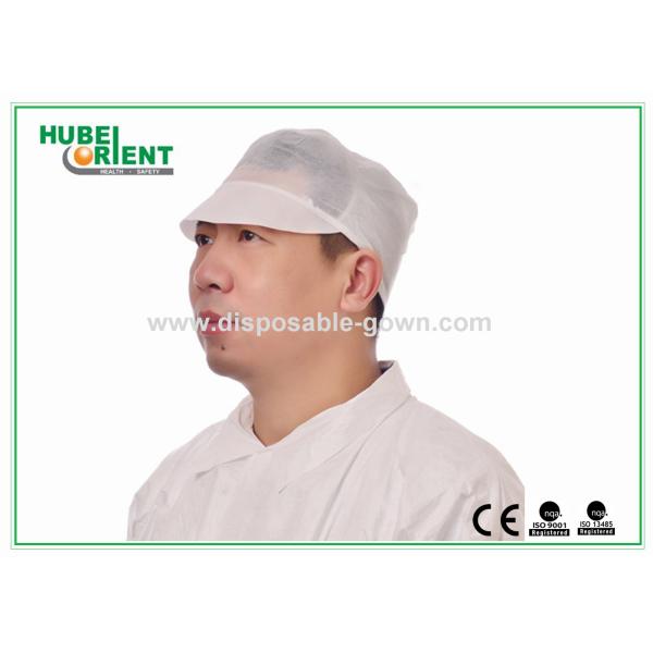 Breathable PP Work Disposable Use Bouffant Surgical Caps For Protection