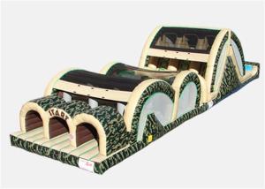 Buy cheap Rent Playground Inflatable Military Obstacle Course With Three Lanes product