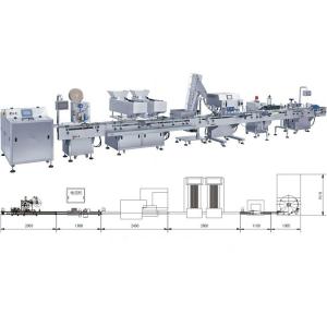 Buy cheap 75mm Automatic Tablet Counting Machine 500ml Pill Capping Machine product