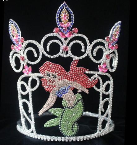 Quality mermaid pageant crowns summer pageant crowns ocean beach tiaras crowns custom china pageant crowns supplier pai crown for sale