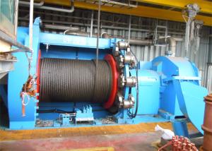 China Customized Hydraulic Mooring Winch , 20000 Lb Hydraulic Winch With Cable Spooling Device on sale
