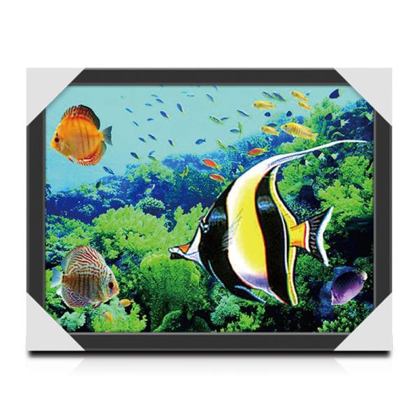 Bedroom 3D Lenticular Pictures With Deep Look 3D Effects 40x60cm Size