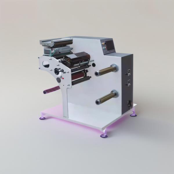 VERSATILE HIGH SPEED LABEL SLITTING MACHINE OPTIMIZED FOR EFFICIENCY AND