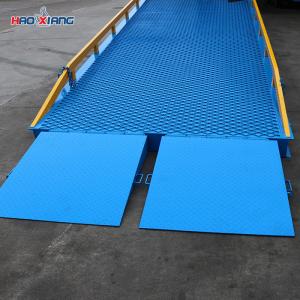 Buy cheap Adjustable Portable Container Loading Ramps 20ton Loading Dock Hydraulic Ramp product