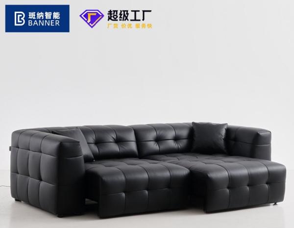 Quality BN Italian Minimalist Retractable Smart Sofa Living Room Functional Chair Sofa Electric Adjustable Recliner Sofa Bed for sale