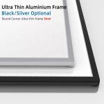 Portable LED Wall Light box Menu Display Board A1 A2 A3 A4 A5 for Restaurant