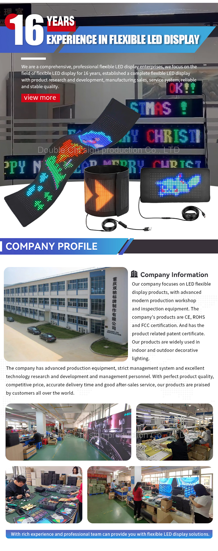 ODM LED Matrix Panel Scrolling LED Sign Display for Programmable Messages