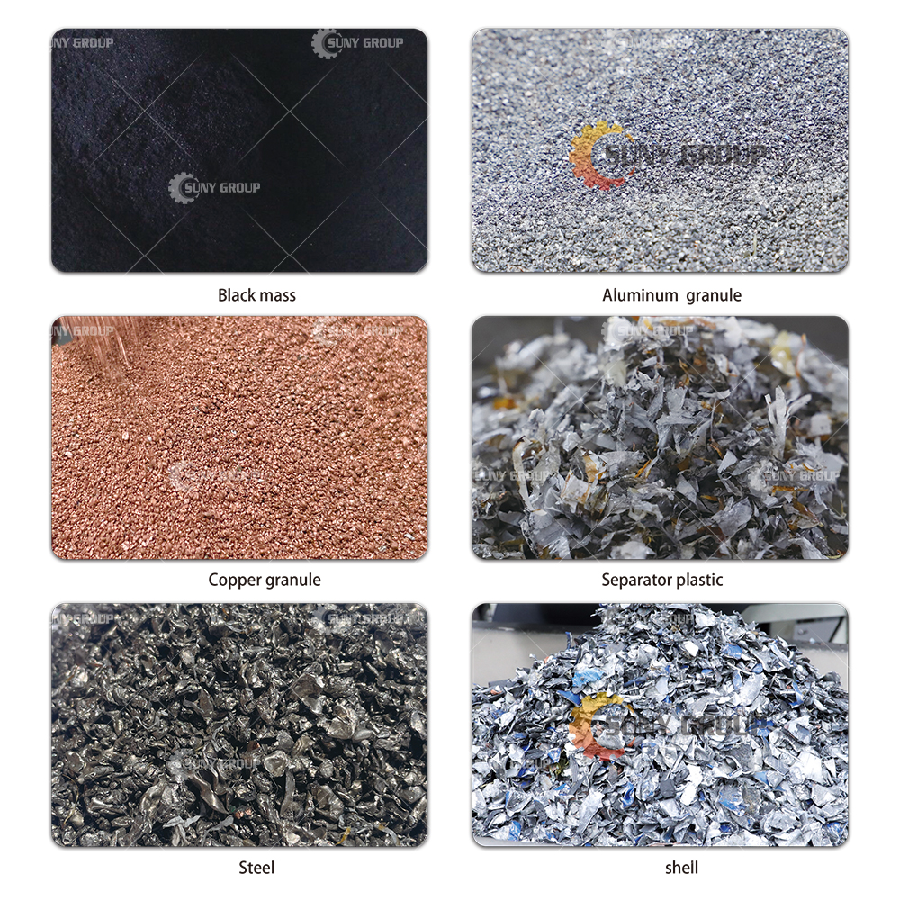 Machine Type Lithium Battery Recycling System for Most Popular Soft Package Cellphones