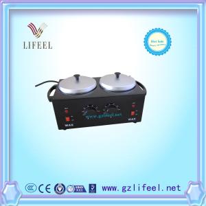 Hair Removal Salon Use handheld Double Pot Wax Warmer Heater with Temperature Control