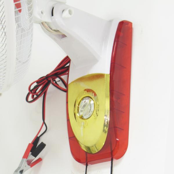 Plastic 16 Inch Industrial Wall Mounted Fan With Pull Strings and Lithium Battery