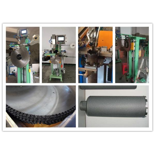 Touch screen control diamond segments automatic brazing stand