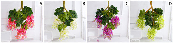 75cm 110cm Silk Green Plants Artificial Witseria Flower Hanging Ceiling