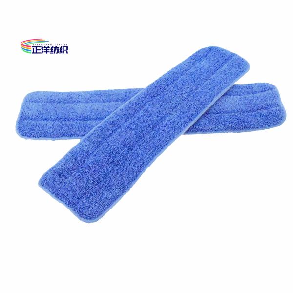 Quality 5"X20" Wet Cleaning Mop Blue Twist Pile Floor Cleaning Mop Head for sale