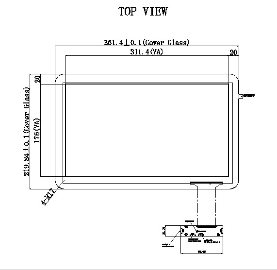 Free Driver USB Game Touch Screen Panel 14 Inch 86% Min Transmittance For Game Machine