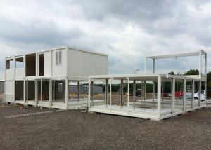 China Glass Wool Modular Container Homes Two Stories For Large Construction Site on sale