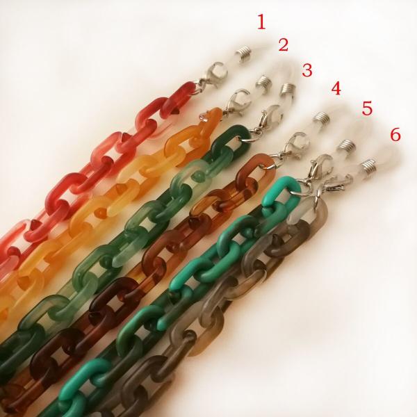 Fashion glasses accessories anticorrosive glasses rope plastic chain fish-bone chain polypropylene chaine