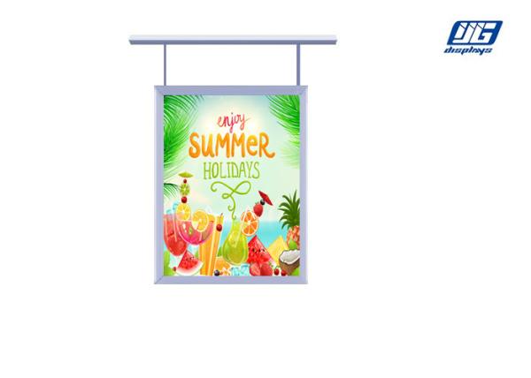 Quality Four Sided Clip Box A1 Photo Frame Dual Sides Display Wall Mounting for sale