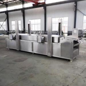 Shrimp Banana Chip Snacks Continuous Deep Fryer 36kw