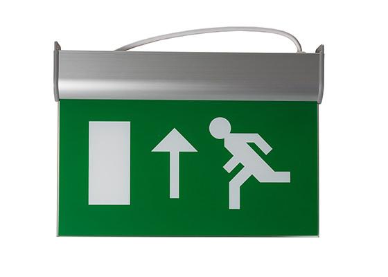 Quality Running Man Graphics Exit Sign With Emergency Lights , 3 Hours Operation for sale