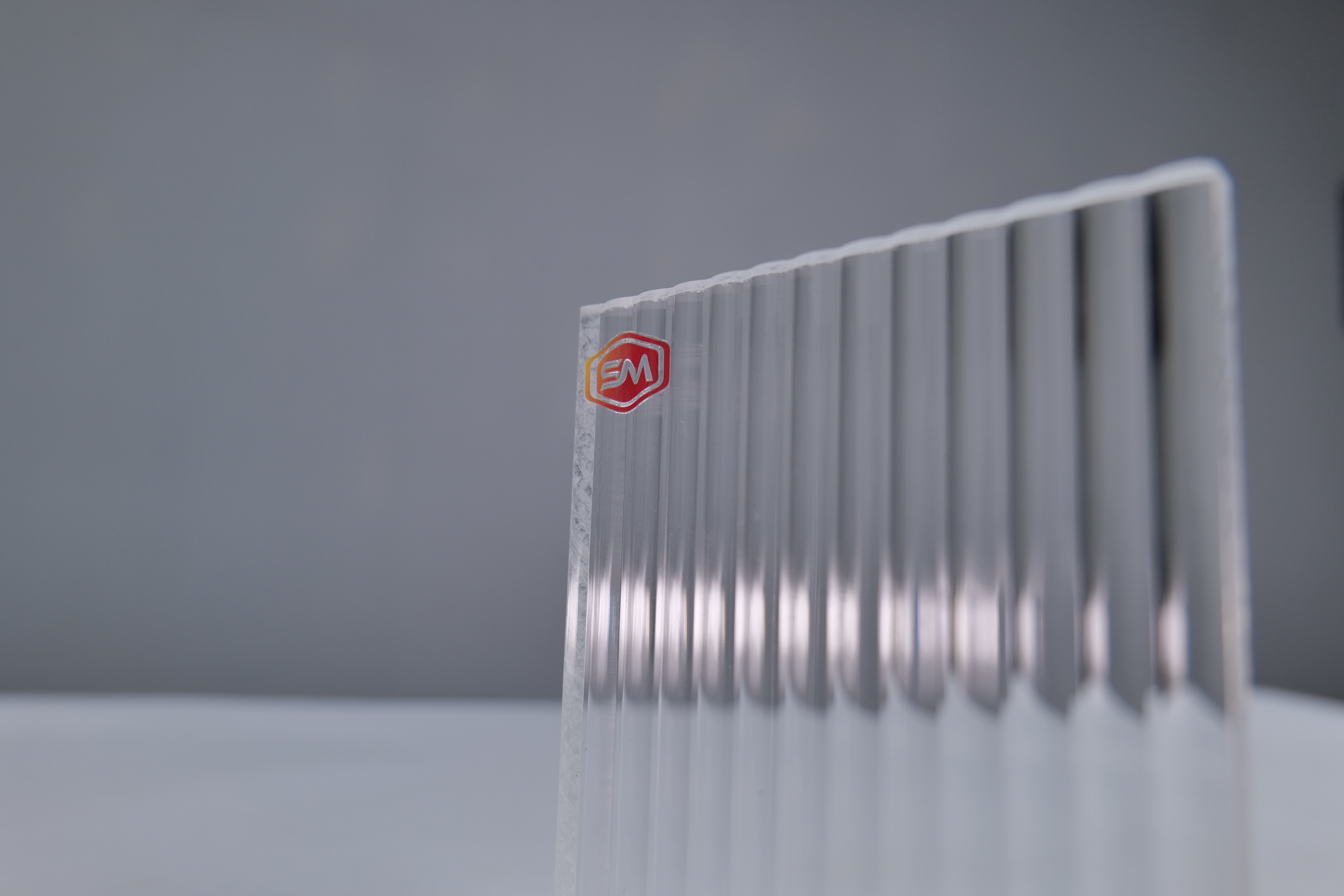 Customized Size Transparent Clear Striped PMMA Textured Acrylic Sheet For Home Decoration