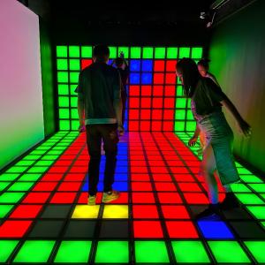 Buy cheap Led Floor 30x30cm Interactive Light Active 99 Game Interactive Dance Floor Game Room product