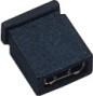 Buy cheap 2.54mm Close Type Mini Jumper Single Row Pin Header PBT Black H=6.5 UL product