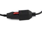 12 V Powered USB Y Cable / Mini USB Extension Cable Black Color For Pos System