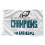 12 X 18" Polyester Canvas Header And Grommets Voting Flag