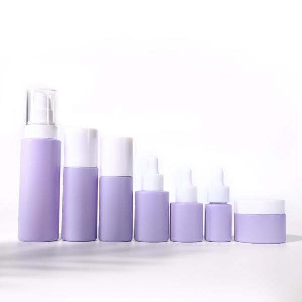 Quality Cosmetics Packaging Round 15/20/30/40/50/100ml Dropper Bottle Skin Care Bottle Set PC150 for sale