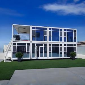 China Modern Prefab Container House Luxury Custom Modular Homes 20ft 40ft on sale
