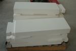 High Al2O3 and SiO2 Content % Quartz Ceramic Pieces for Float Glass Kiln Gate