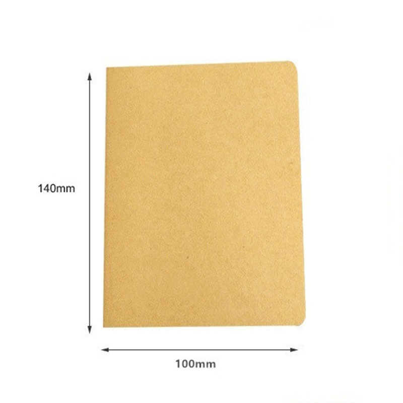 Retro Kraft Paper Blank Memo Pad Sketch Book Notepad for Office Creative Note-taking