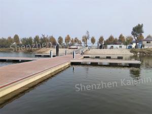 Durability Marine Aluminum Floating Dock WPC Decking Finger Dock