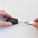 Teardrop Pullbox Anti Theft Tether with Sticky Dog Tag Endfitting