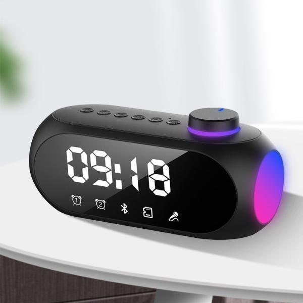 Quality Digital Display Dual Alarm Clock Speaker Portable and Wireless for Home or Office for sale