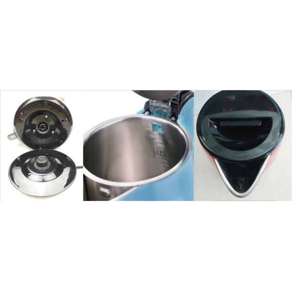 Quick Boil Double Wall Electric Kettle 1200W 120V High Power Energy Saving