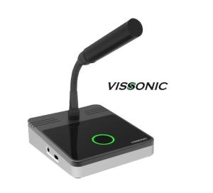 Buy cheap CAT5 Wired Digital Discussion Desktop Conference Microphone With 128 * 32 OLED Display product
