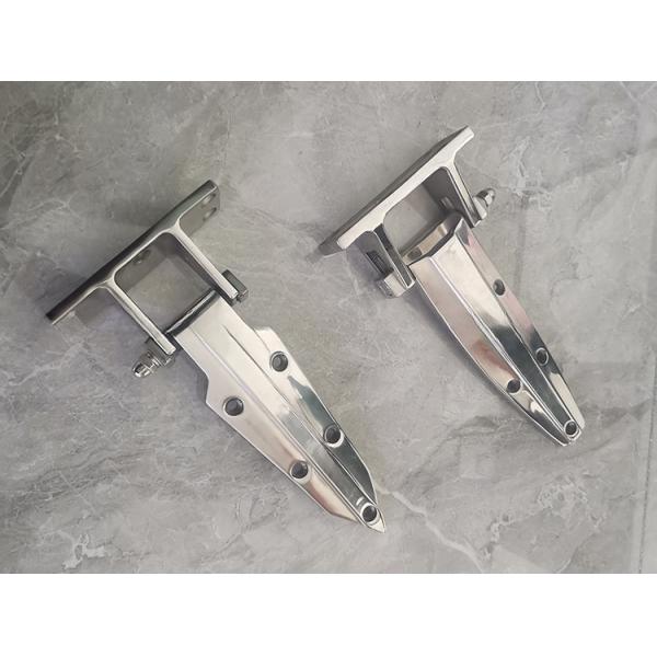 Polished SS304/316 Materials Hinges for Refrigerator Box Truck Mounted Refrigerated Container Door