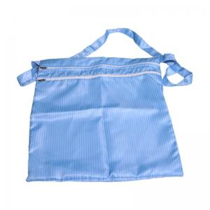 Buy cheap Three Layers Ziplock Blue Anti-static Lint Free Anti Static ESD Polyester Cleanroom Bag With Zipper product